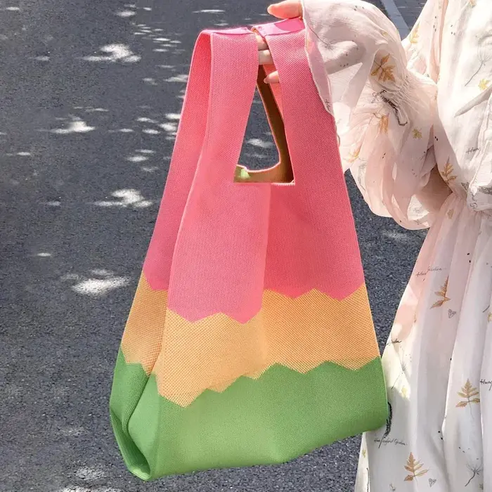 Mini sac de poignet à nœud pour femmes