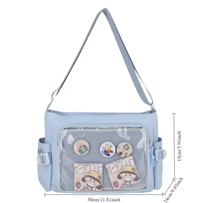 Sac à bandoulière Transparent japonais Y2K Lolita