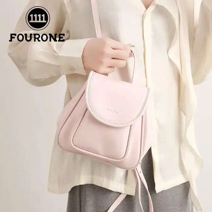 Printemps été poignée Mini sac à dos filles 2025 paquet nouveau un sac à bandoulière mode coréenne sac à dos femmes Pu cartable