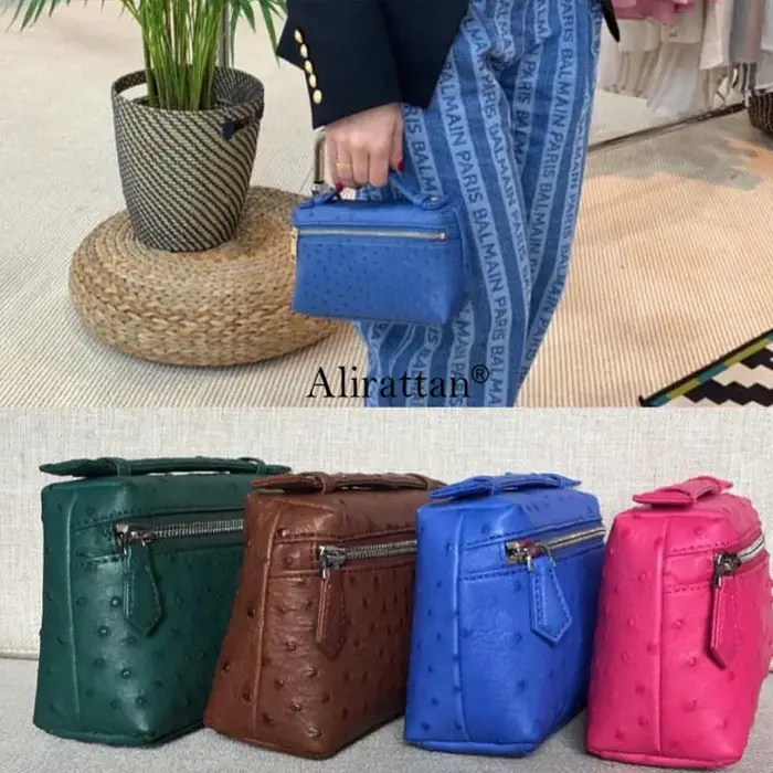 Sac à main tendance en cuir PU effet crocodile pour femme