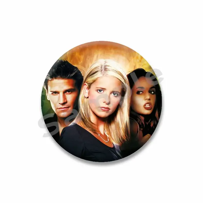 Série TV d'horreur Buffy contre les vampires, Badge pour vêtements, sac à dos, chapeau, épingles en émail, fer blanc, broche à pression, accessoires cadeaux