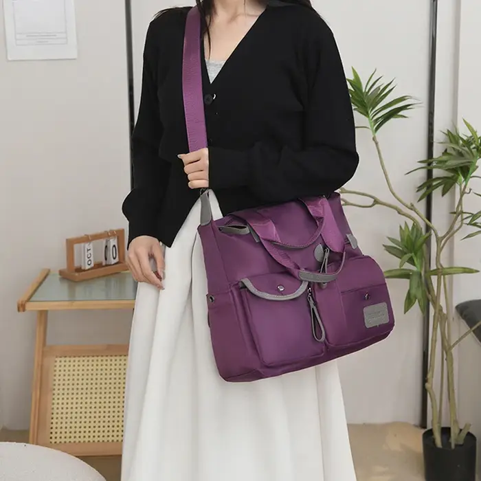 Nouveau dames sac fourre-tout mode Nylon imperméable à l'eau décontracté épaule momie sac grande capacité femmes messager sacs à main