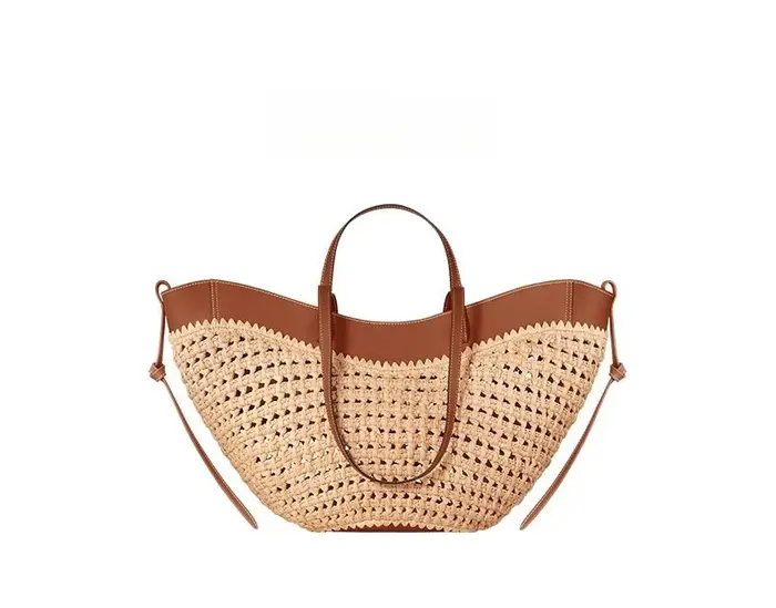 Sac en paille tressé fait main