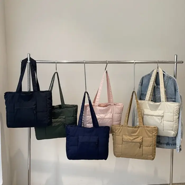 Sac fourre-tout en tissu de grande capacité