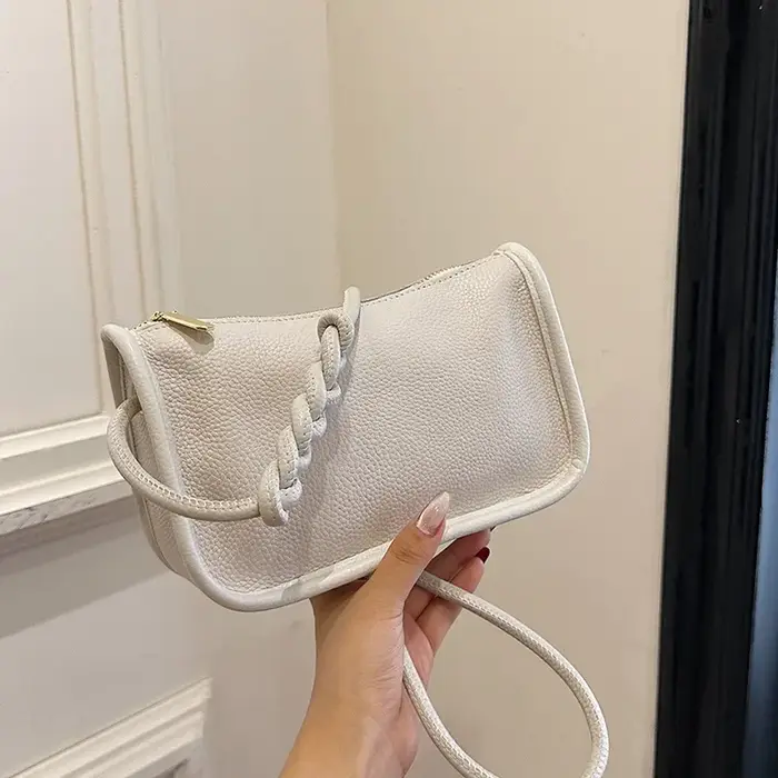 Sac à main en cuir de vachette véritable pour femme