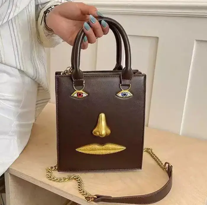 Sacs à main 3D pour femme, sacs de voyage de luxe de marque européenne et américaine, sacs bandouliè