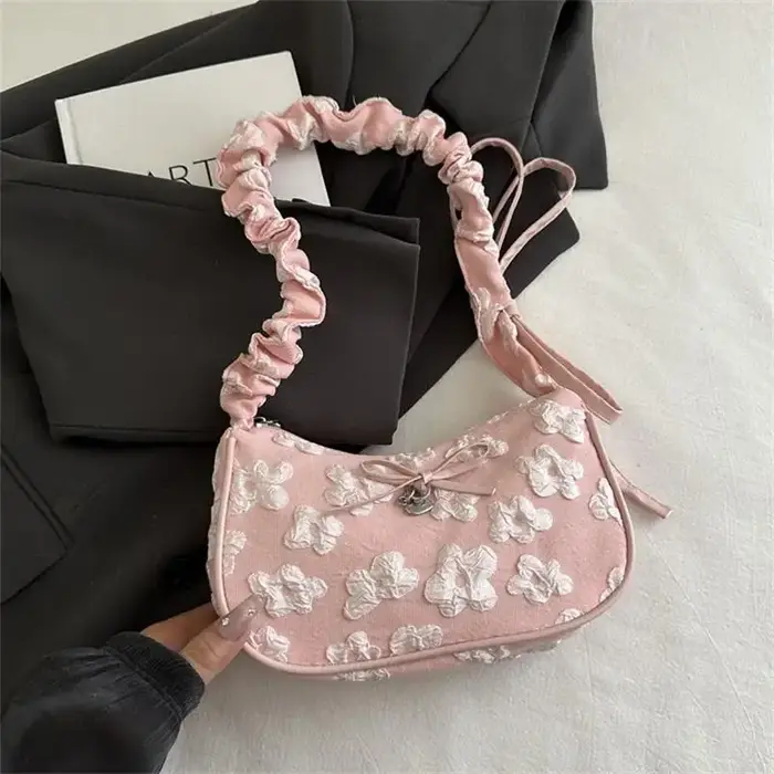 Sac à main Chic en forme de croissant pour femmes