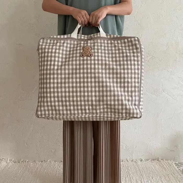 Sac de maman de grande capacité, rangement de couette pour enfants, organisateur surdimensionné de a