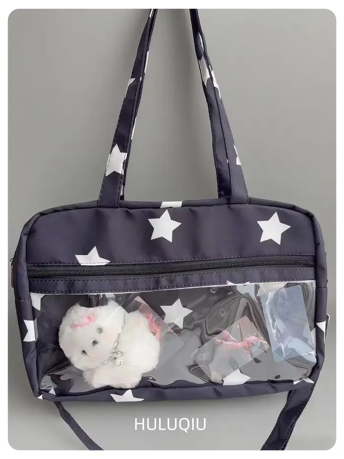 Ita Bag 2025 Simpld sac à bandoulière en toile solide affichage de grande capacité sacs