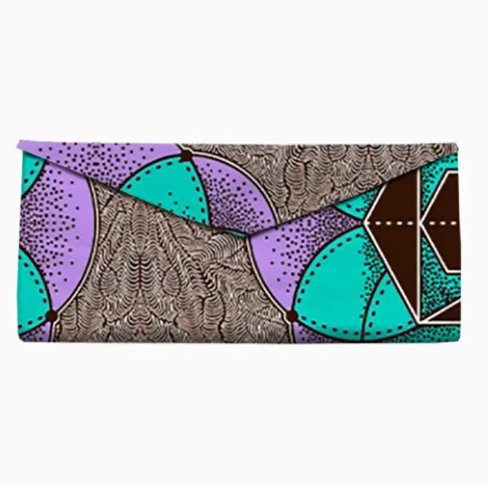 Sac à main pour femme, pochette de soirée avec tissu imprimé africain