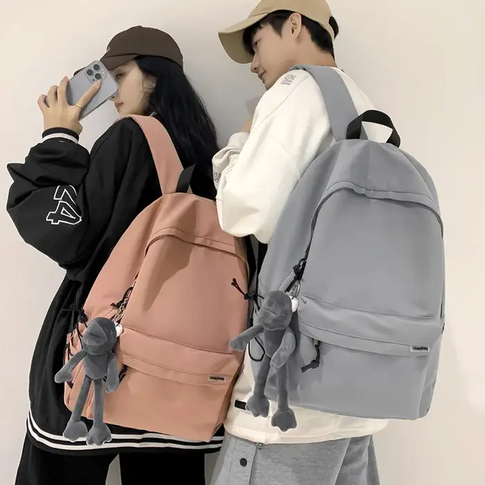 Sac à dos pour femmes, couleur unie