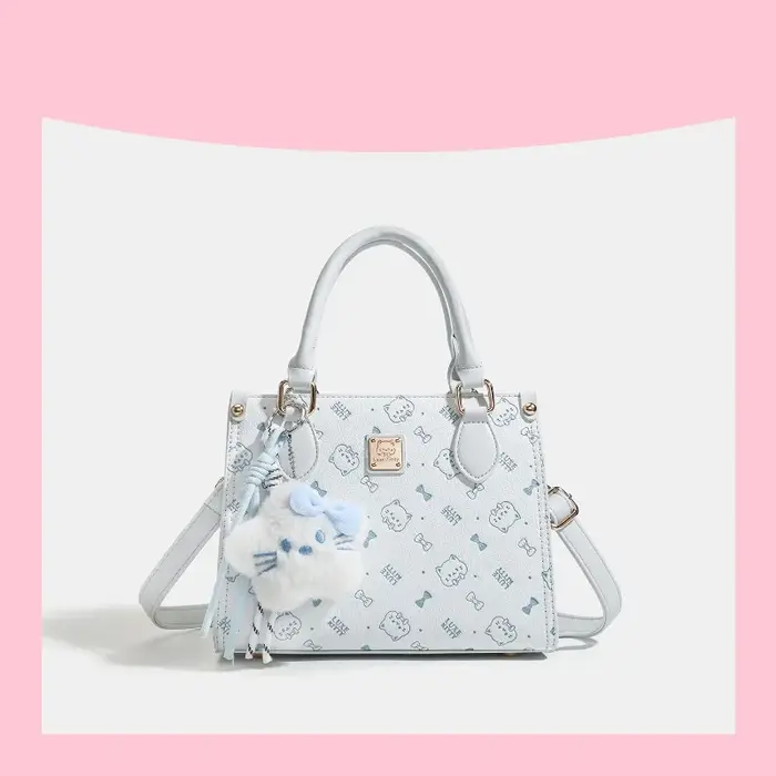 Sac à langer élégant en cuir uni pour femme