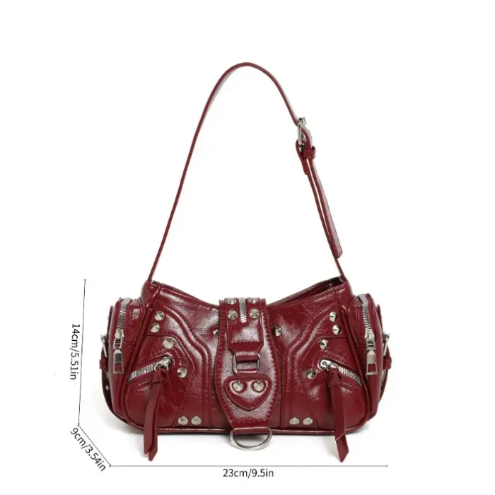 Sac de moto pour femme style baggy Y2K