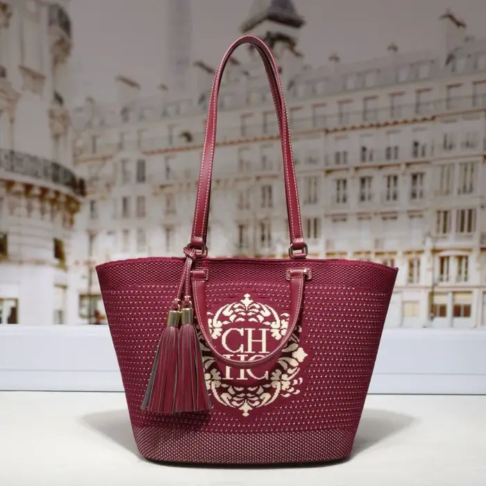 CHCH nouveau sac fourre-tout en tricot pour femmes grand sac de plage bandoulière Shopper avec lettre Design léger