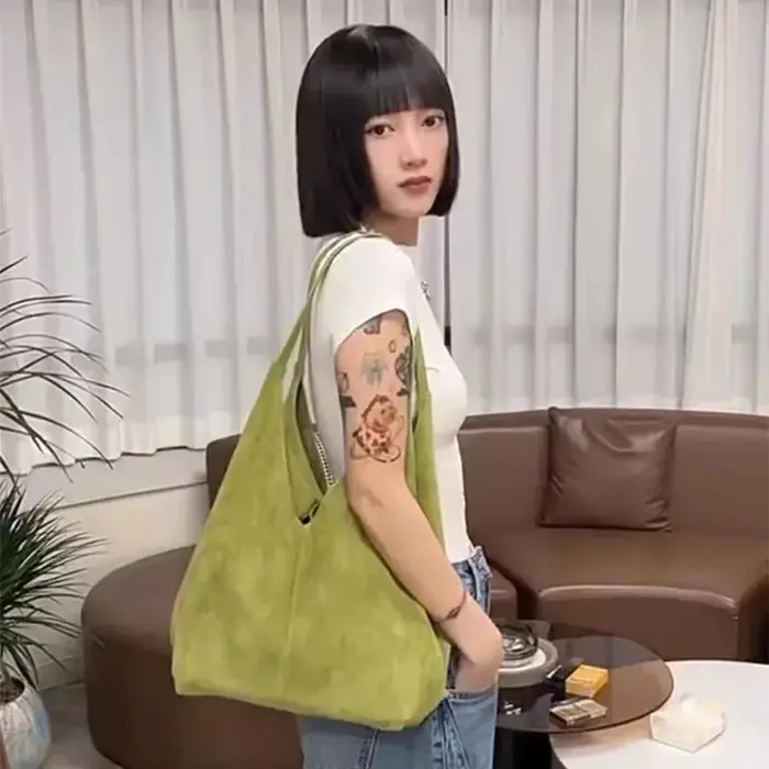 Sac fourre-tout de luxe givré pour femmes