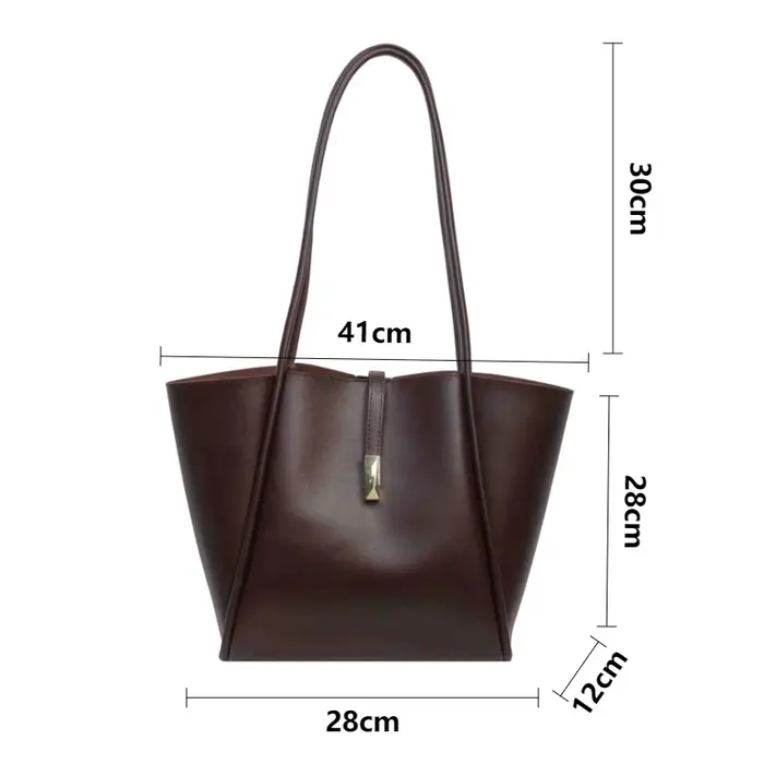 Sacs fourre-tout de luxe de marque pour femmes en cuir PU souple