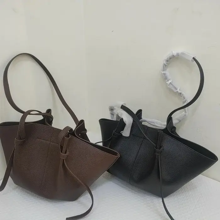 Yuzefi femmes sac à bandoulière couleur unie en cuir léger Design de luxe de haute qualité grande capacité