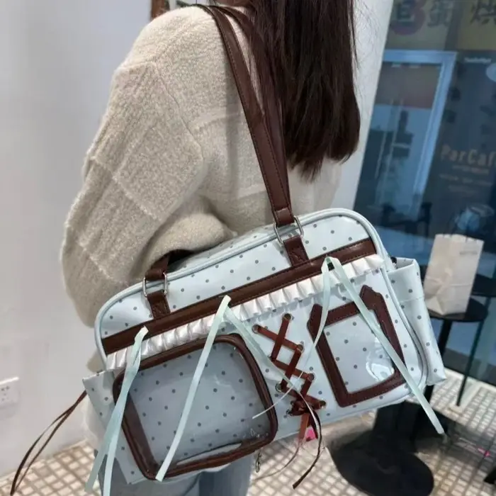 Sac fourre-tout à nœud doux et mignon pour femmes