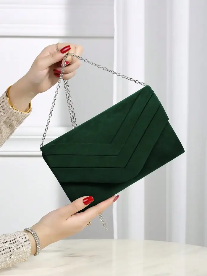 Sac de soirée en velours luxueux et élégant et exquis pour femmes, filles de fête, mariées pour assi