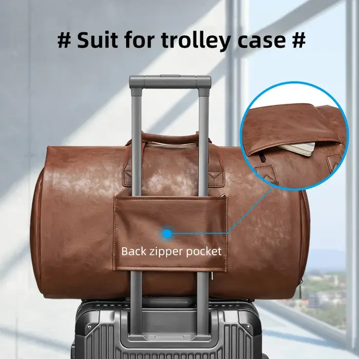Sac de Rangement Personnalisé en Cuir PU Pliable