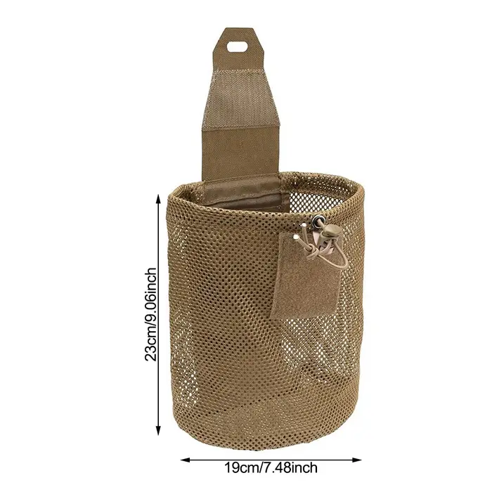 Pochette de rangement en nylon à enroulement