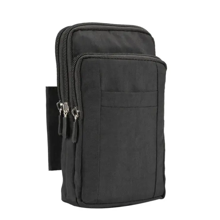 Ceinture de taille pochette pour téléphone extérieur bandoulière trois couches support
