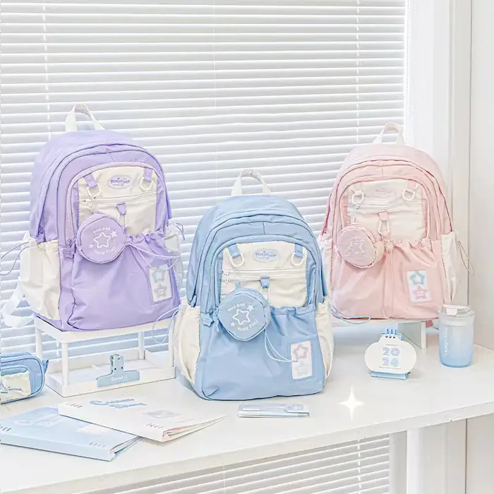 Sac à dos de Style crème pour étudiants d'apparence élevée