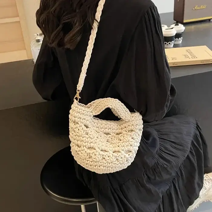 Sac à main en crochet pour femme