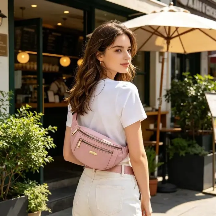 Sac banane coréen pour femme - Sac messager tendance