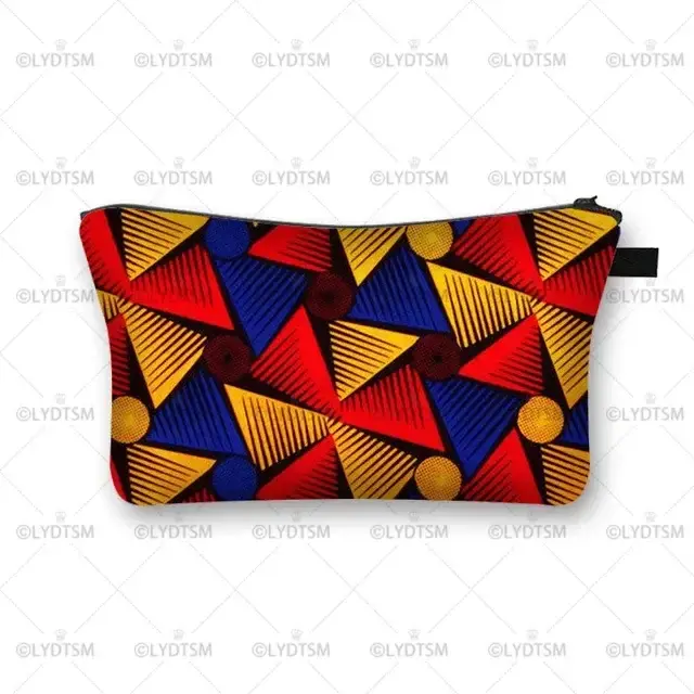 Trousse à cosmétiques imprimée pour femmes africaines