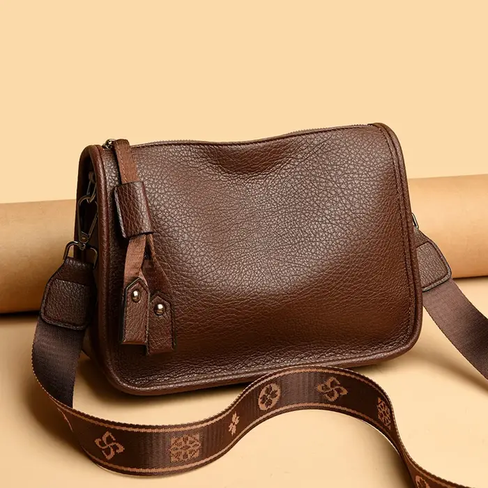 Haute qualité en cuir véritable femmes Sac fourre-tout de luxe en peau de vache souple dames épaule sacs à bandoulière 2024 mode femme Sac de messager