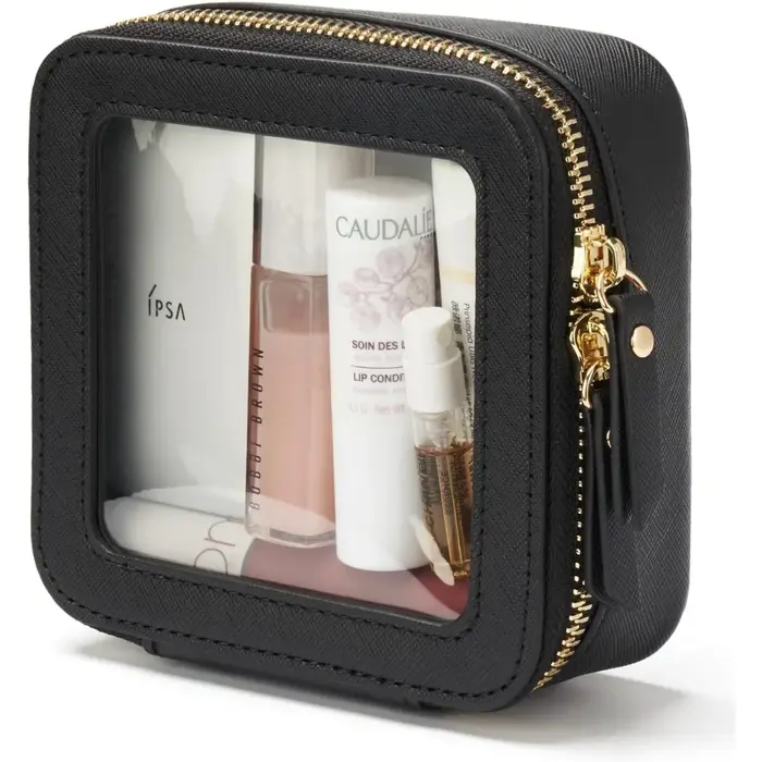 Petit sac à cosmétiques pour sac à main, Mini maquillage pour pochette transparente mignonne, étui d