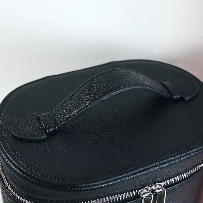 Boîte à cosmétiques en cuir PU de grande capacité