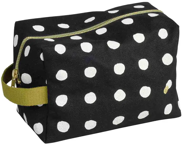 Trousse cube Mia Caviar L 14 x 22 x 11