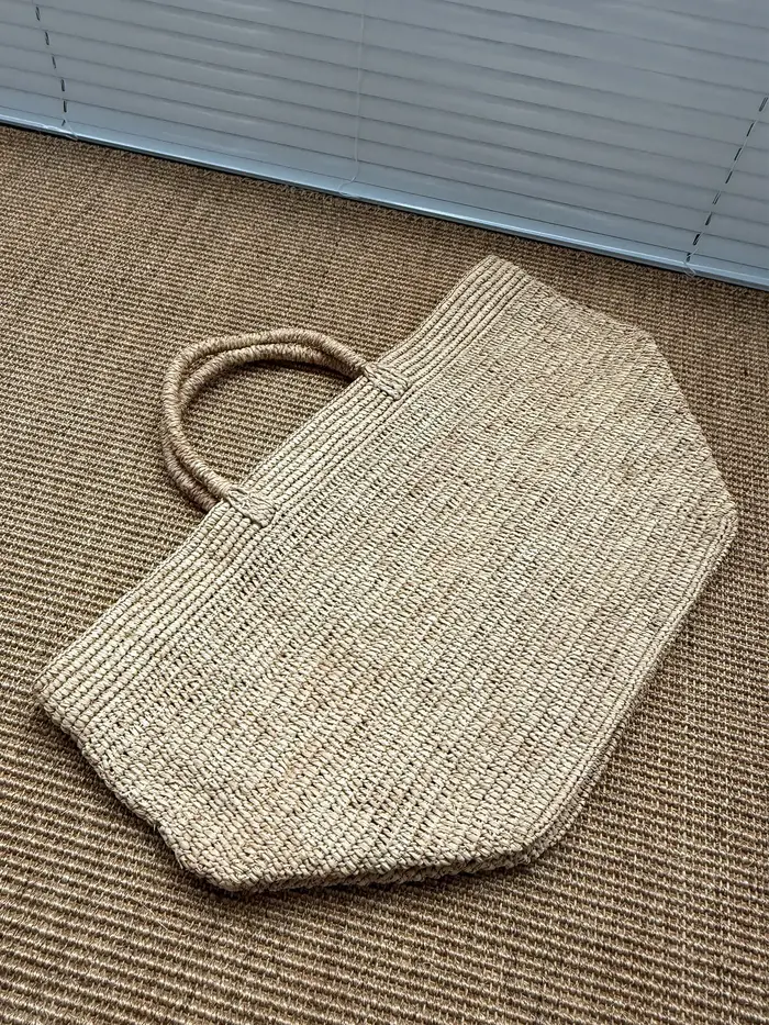 Sac de plage en paille