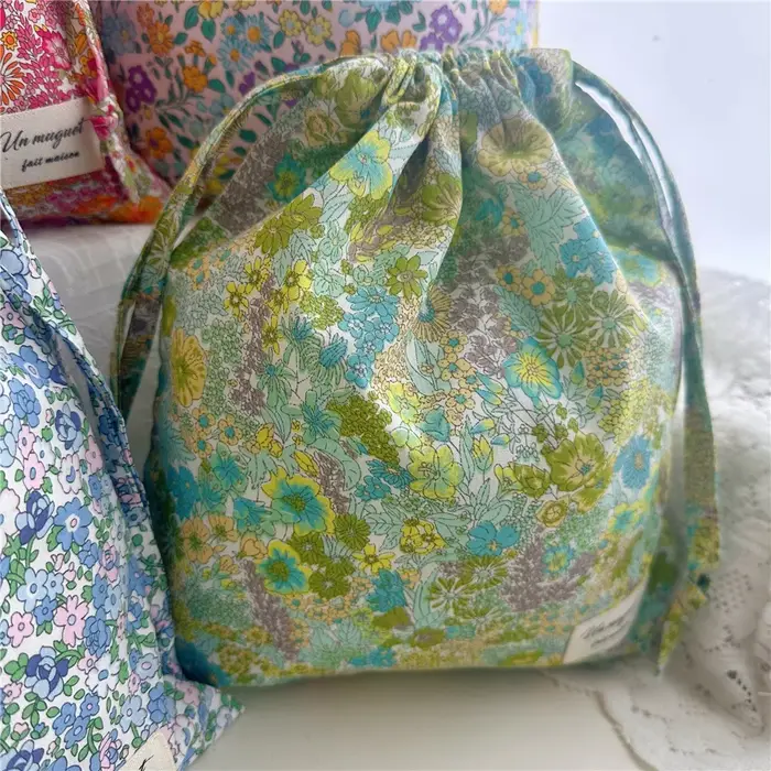 Sac de maquillage en coton