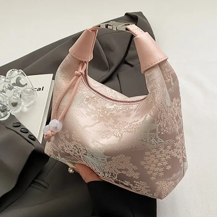 Sac à main brodé décontracté de Style chinois, sacs à main en toile Hanfu brodé, sac à bandoulière à