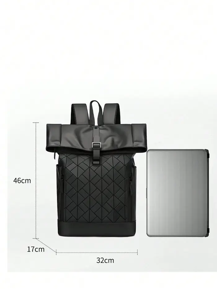 Sac à dos polyvalent pour hommes pour un usage décontracté et professionnel – Sangles réglables et grande capacité pour