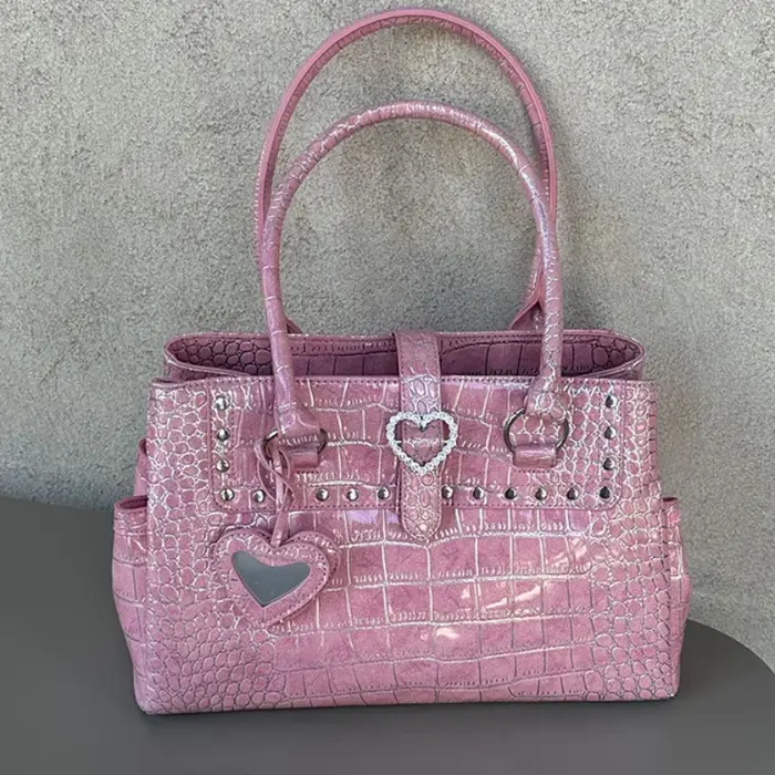 Sac à main de luxe imprimé Crocodile pour femmes