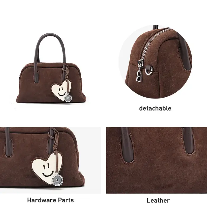 LA FESTIN sacs à main originaux nouveau sac en daim sac de banlieue pour femmes sac à bandoulière de luxe sac Boston