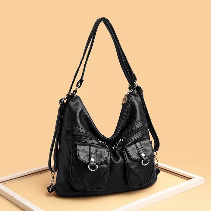Grand Sac à Dos Multifonction en Cuir pour Femme