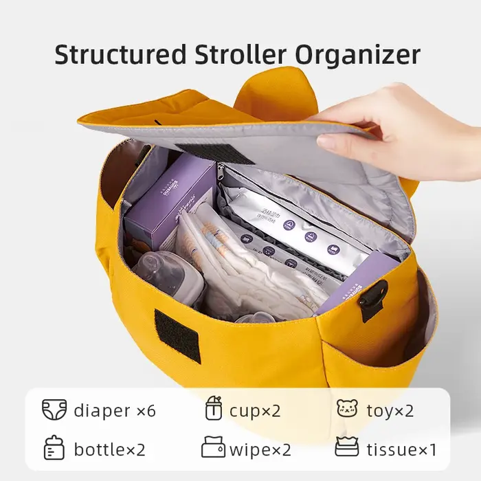 Sunveno chat sac à couches grande capacité maman sac de voyage maternité universel bébé poussette sacs organisateur