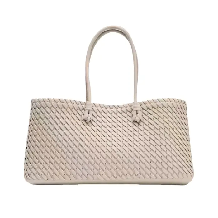 Sacs à main de luxe tissés en cuir végétalien pour femmes