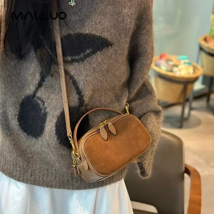Sac à main en cuir de vachette véritable pour femme