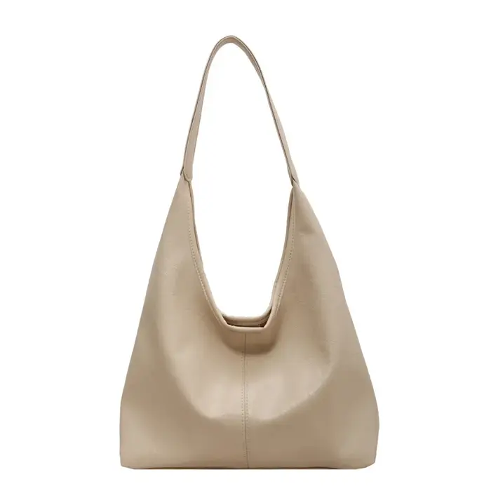Sac à bandoulière en cuir PU souple pour femmes