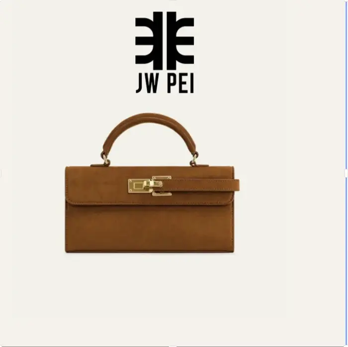 Sac fourre-tout en jean bleu tendance 2025, petit sac bandoulière carré, sac de luxe pour femme, sac à main pour femme JW PEI, sac à main de créateur Elise