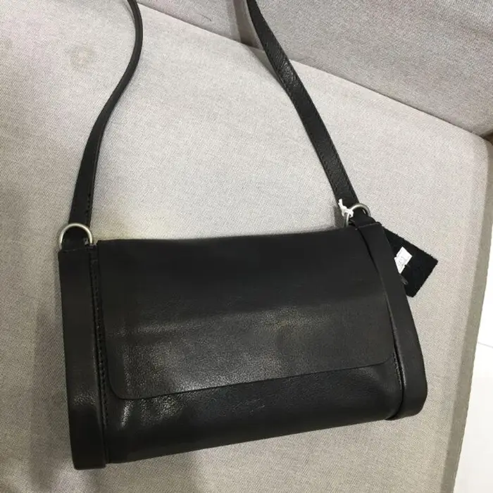 Sac à main classique en cuir de vache véritable pour femme, véritable peau de vache, sac messager à