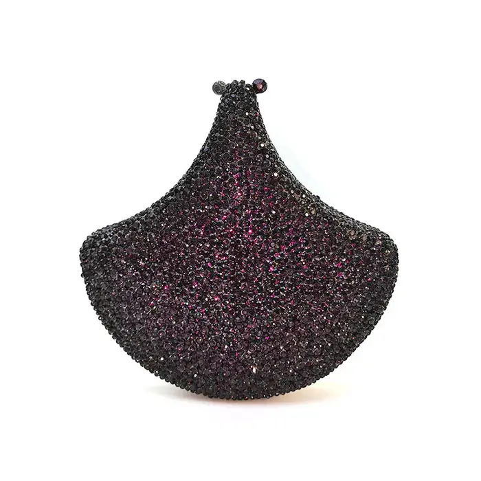 Pochette vintage en cristal, sac de soirée de luxe, sac de créateur haute couture