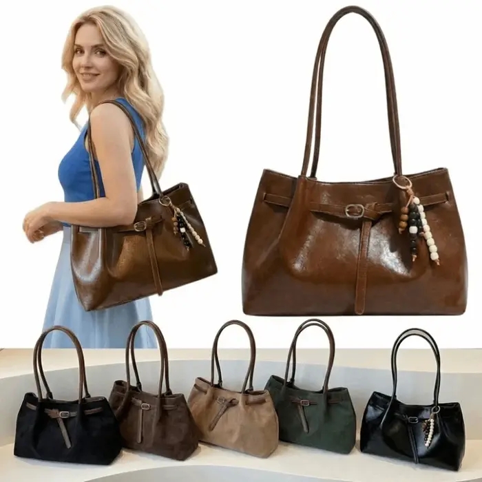 Sac à bandoulière en daim/cuir PU