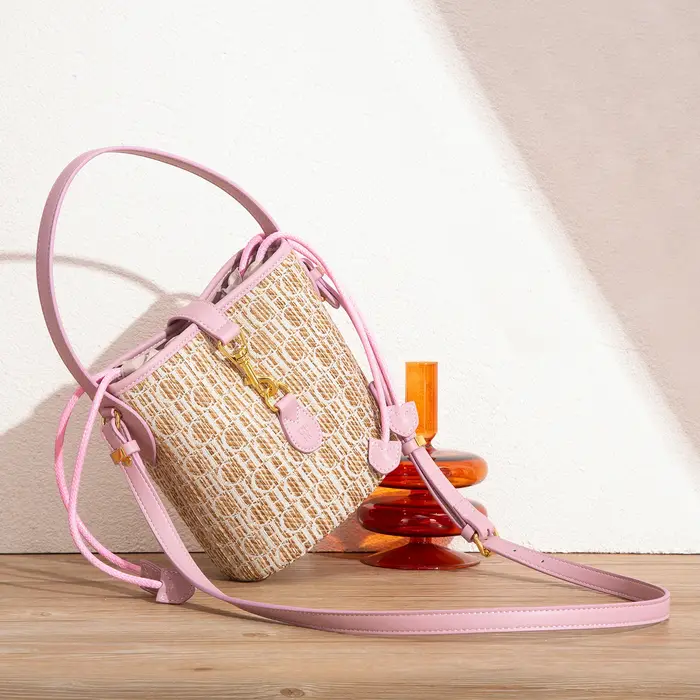 CHCH sac à bandoulière pour femme été nouveau PP herbe tissé sac à main sac de téléphone de vacances